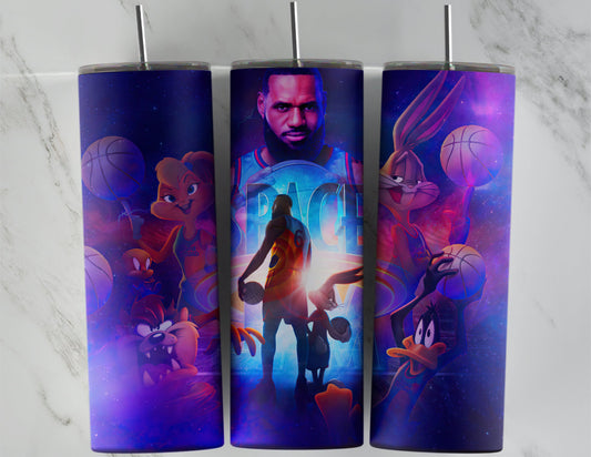 Space Jam Skinny Tumbler